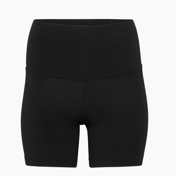 Aritzia TNA soft 7 inch bike shorts in grey marle size medium - Picture 3 of 5